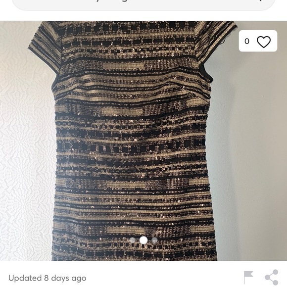 Vince camuto sequin dress size 2 - Picture 3 of 4
